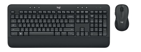 Logitech MK545 ADVANCED Wireless Keyboard and Mouse Combo klawiatura Dołączona myszka Uniwersalne USB QWERTZ Niemiecki Czarny Logitech Logitech MK545 ADVANCED Wireless Keyboard and Mouse Combo klawiatura Dołączona myszka Uniwersalne USB QWERTZ Niemiecki Czarny Logitech