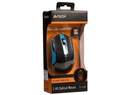Mysz A4 TECH V-TRACK G3-200N-1 A4TMYS46037 (optyczna; 1000 DPI; kolor czarny) A4 TECH Mysz A4 TECH V-TRACK G3-200N-1 A4TMYS46037 (optyczna; 1000 DPI; kolor czarny) A4 TECH