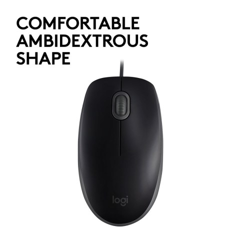 Mysz Logitech 910-005508 (optyczna; 1000 DPI; kolor czarny) Logitech Mysz Logitech 910-005508 (optyczna; 1000 DPI; kolor czarny) Logitech