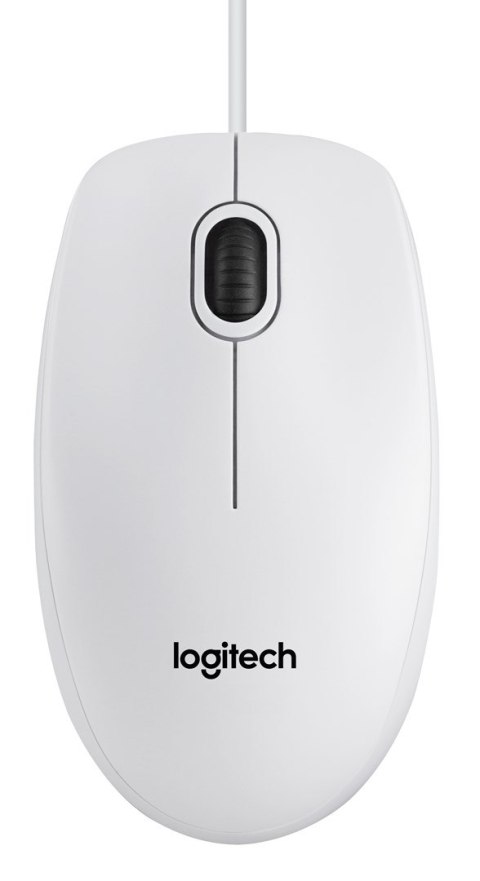 Mysz Logitech B100 910-003360 (optyczna; 800 DPI; kolor biały) Logitech Mysz Logitech B100 910-003360 (optyczna; 800 DPI; kolor biały) Logitech