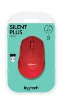 Mysz Logitech M330 910-004911 (optyczna; 1000 DPI; kolor czerwony) Logitech