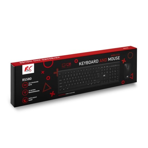 NANORS KLAWIATURA + MYSZ BEZPRZEWODOWA COMBO RS580 Nano RS NANORS KLAWIATURA + MYSZ BEZPRZEWODOWA COMBO RS580 Nano RS