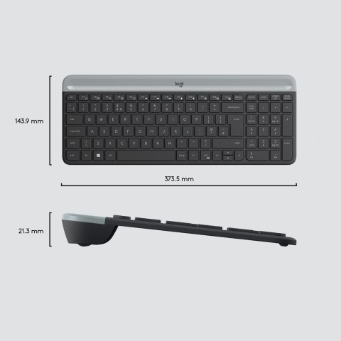 Wireless Keyboard and Mouse Combo MK470 GRAPHITE Logitech Wireless Keyboard and Mouse Combo MK470 GRAPHITE Logitech