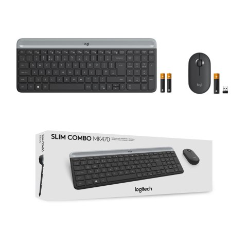 Wireless Keyboard and Mouse Combo MK470 GRAPHITE Logitech Wireless Keyboard and Mouse Combo MK470 GRAPHITE Logitech