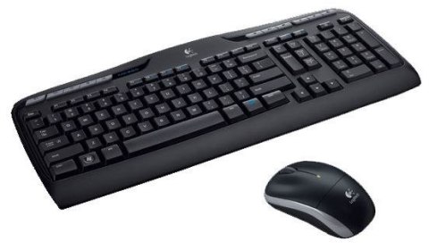 Zestaw bezprzewodowa klawiatura + mysz Logitech 920-003999 (membranowa; USB 2.0; kolor czarny; optyczna) Logitech Zestaw bezprzewodowa klawiatura + mysz Logitech 920-003999 (membranowa; USB 2.0; kolor czarny; optyczna) Logitech