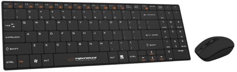 Zestaw klawiatura + mysz Esperanza EK122K (USB 2.0; (US); kolor czarny; laserowa) Esperanza Zestaw klawiatura + mysz Esperanza EK122K (USB 2.0; (US); kolor czarny; laserowa) Esperanza