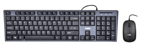 Zestaw klawiatura + mysz IBOX IKMS606 (USB 2.0; (US); kolor czarny; optyczna; 800 DPI) IBOX Zestaw klawiatura + mysz IBOX IKMS606 (USB 2.0; (US); kolor czarny; optyczna; 800 DPI) IBOX