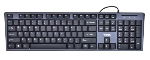 Zestaw klawiatura + mysz IBOX IKMS606 (USB 2.0; (US); kolor czarny; optyczna; 800 DPI) IBOX Zestaw klawiatura + mysz IBOX IKMS606 (USB 2.0; (US); kolor czarny; optyczna; 800 DPI) IBOX