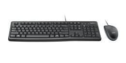 Zestaw klawiatura + mysz Logitech MK120 920-002562 (membranowa; USB 2.0; (US); kolor czarny; optyczna; 1000 DPI) Logitech
