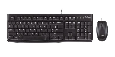 Zestaw klawiatura + mysz Logitech MK120 920-002562 (membranowa; USB 2.0; (US); kolor czarny; optyczna; 1000 DPI) Logitech Zestaw klawiatura + mysz Logitech MK120 920-002562 (membranowa; USB 2.0; (US); kolor czarny; optyczna; 1000 DPI) Logitech