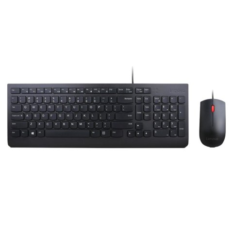 Zestaw klawiatura + mysz membranowa Lenovo 4X30L79883 (USB 2.0; (US); kolor czarny; optyczna; 1000 DPI) Lenovo Zestaw klawiatura + mysz membranowa Lenovo 4X30L79883 (USB 2.0; (US); kolor czarny; optyczna; 1000 DPI) Lenovo