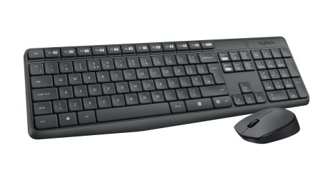 Zestaw klawiatura + mysz membranowa Logitech MK235 920-007931 (USB 3.0; kolor szary; optyczna) Logitech Zestaw klawiatura + mysz membranowa Logitech MK235 920-007931 (USB 3.0; kolor szary; optyczna) Logitech