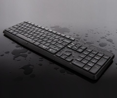 Zestaw klawiatura + mysz membranowa Logitech MK235 920-007931 (USB 3.0; kolor szary; optyczna) Logitech Zestaw klawiatura + mysz membranowa Logitech MK235 920-007931 (USB 3.0; kolor szary; optyczna) Logitech