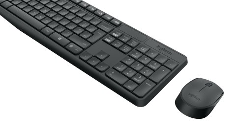 Zestaw klawiatura + mysz membranowa Logitech MK235 920-007931 (USB 3.0; kolor szary; optyczna) Logitech Zestaw klawiatura + mysz membranowa Logitech MK235 920-007931 (USB 3.0; kolor szary; optyczna) Logitech