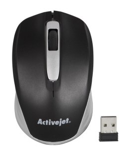 Activejet AMY-313 Mysz bezprzewodowa USB (optyczna; 1200 DPI; czarna) Activejet