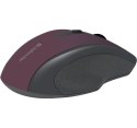DEFENDER MYSZ BEZPRZEWODOWA ACCURA MM-665 RF BURGUND 1600DPI 6P 52668 Defender