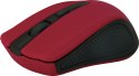 DEFENDER MYSZ BEZPRZEWODOWA ACCURA MM-935 RF CZERWONA OPTICAL 1600DPI 4P 52937 Defender