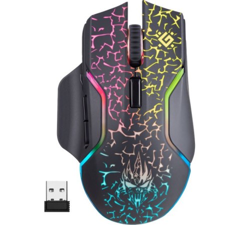 DEFENDER MYSZ BEZPRZEWODOWA GM-067 ONE SHOT OPTIC RF RGB 3200DPI 7P 52067 Defender DEFENDER MYSZ BEZPRZEWODOWA GM-067 ONE SHOT OPTIC RF RGB 3200DPI 7P 52067 Defender