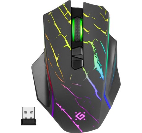 DEFENDER MYSZ BEZPRZEWODOWA GM-503 URAN OPTIC RF RGB 3200DPI 8P 52503 Defender DEFENDER MYSZ BEZPRZEWODOWA GM-503 URAN OPTIC RF RGB 3200DPI 8P 52503 Defender