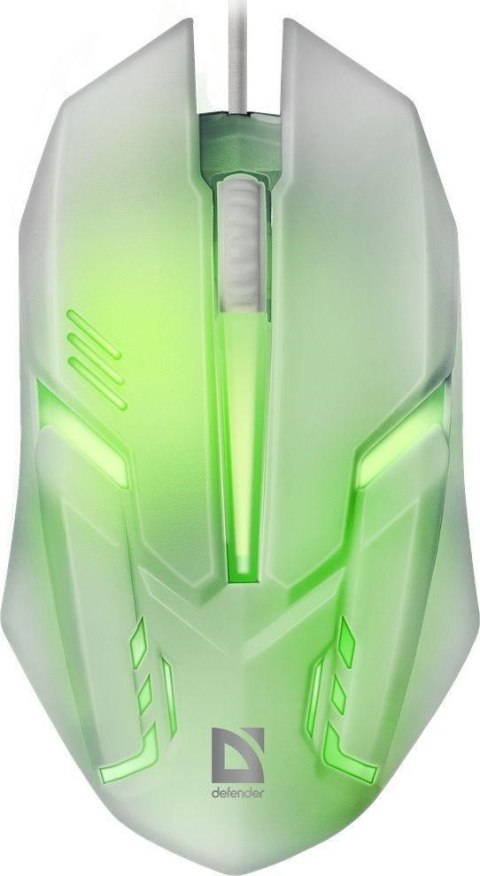 DEFENDER MYSZ CYBER MB-560L 7 KOLORÓW 1200DPI 3P BIAŁA 52561 Defender DEFENDER MYSZ CYBER MB-560L 7 KOLORÓW 1200DPI 3P BIAŁA 52561 Defender