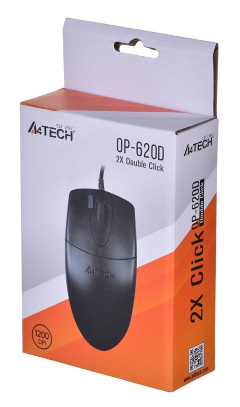 Mysz A4 Tech EVO Opto Ecco OP-620D czarna A4TMYS30398 A4 TECH Mysz A4 Tech EVO Opto Ecco OP-620D czarna A4TMYS30398 A4 TECH