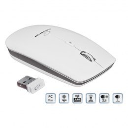 Mysz Esperanza EM120W (optyczna; 1600 DPI; kolor biały) Esperanza Mysz Esperanza EM120W (optyczna; 1600 DPI; kolor biały) Esperanza