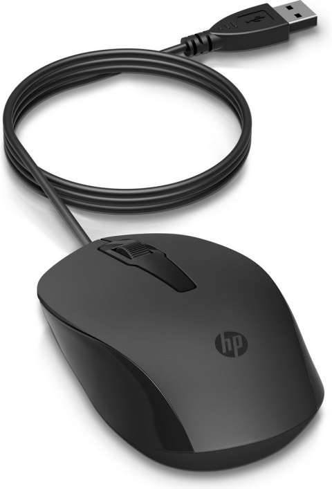 Mysz HP 150 Wired Mouse przewodowa czarna 240J6AA Hewlett-Packard Mysz HP 150 Wired Mouse przewodowa czarna 240J6AA Hewlett-Packard