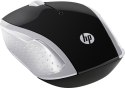 Mysz HP Wireless Mouse 200 Pike Silver bezprzewodowa srebrno-czarna 2HU84AA Hewlett-Packard