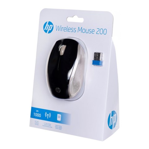 Mysz HP Wireless Mouse 200 Silk Gold bezprzewodowa czarno-złota 2HU83AA Hewlett-Packard Mysz HP Wireless Mouse 200 Silk Gold bezprzewodowa czarno-złota 2HU83AA Hewlett-Packard
