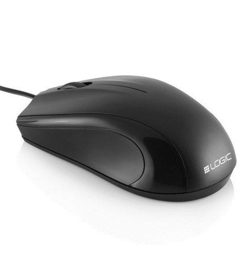 Mysz MODECOM LM12 M-LC-LM12 (optyczna; 1000 DPI; kolor czarny) MODECOM Mysz MODECOM LM12 M-LC-LM12 (optyczna; 1000 DPI; kolor czarny) MODECOM