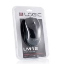 Mysz MODECOM LM12 M-LC-LM12 (optyczna; 1000 DPI; kolor czarny) MODECOM