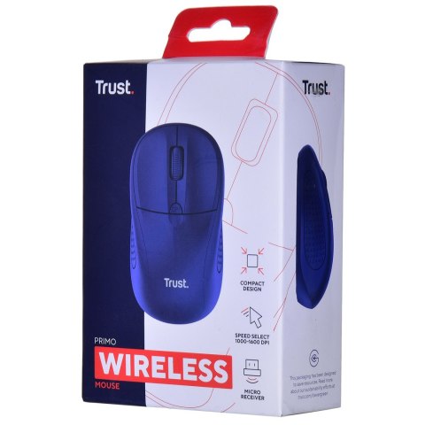Mysz TRUST Primo Wireless Mouse matt dark blue Trust Mysz TRUST Primo Wireless Mouse matt dark blue Trust