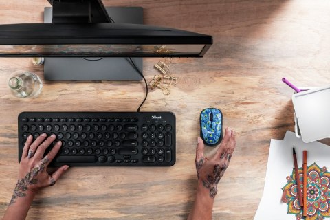 Mysz TRUST Yvi Wireless Peacock Trust Mysz TRUST Yvi Wireless Peacock Trust