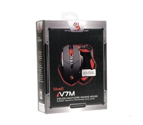 Mysz komputerowa A4 TECH Bloody V7m A4TMYS43940 (optyczna; 3200 DPI; kolor czarny) A4 TECH Mysz komputerowa A4 TECH Bloody V7m A4TMYS43940 (optyczna; 3200 DPI; kolor czarny) A4 TECH