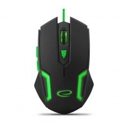 Mysz komputerowa Esperanza Fighter EGM205G (optyczna; 2400 DPI; kolor czarny) Esperanza