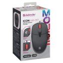 DEFENDER MYSZ ICON MB-057 CZARNA OPTICAL 1000dpi 3P Defender