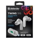 DEFENDER SŁUCHAWKI BLUETOOTH TWINS 916 BIAŁE Defender