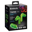 DEFENDER SŁUCHAWKI BLUETOOTH TWINS 916 ZIELONE Defender
