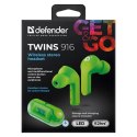 DEFENDER SŁUCHAWKI BLUETOOTH TWINS 916 ZIELONE Defender