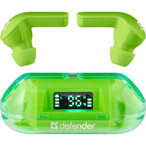 DEFENDER SŁUCHAWKI BLUETOOTH TWINS 916 ZIELONE Defender DEFENDER SŁUCHAWKI BLUETOOTH TWINS 916 ZIELONE Defender