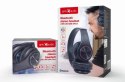GEMBIRD SŁUCHAWKI STEREOFONICZNE LED BLUETOOTH CZARNE + MIKROFON + REGULACJA GEMBIRD