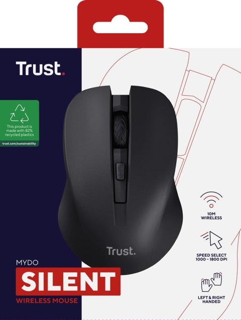 Mysz TRUST Mydo Silent wireless Black Trust Mysz TRUST Mydo Silent wireless Black Trust