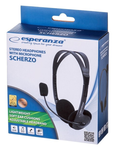 Słuchawki Esperanza EH102 (kolor czarny) Esperanza Słuchawki Esperanza EH102 (kolor czarny) Esperanza