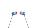Słuchawki JBL T110 (niebieskie, z mikrofonem) JBL