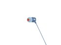 Słuchawki JBL T110 (niebieskie, z mikrofonem) JBL