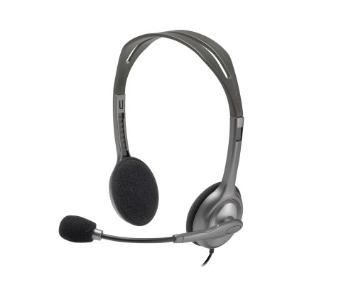 Słuchawki Logitech H110 981-000271 (kolor szary) Logitech Słuchawki Logitech H110 981-000271 (kolor szary) Logitech