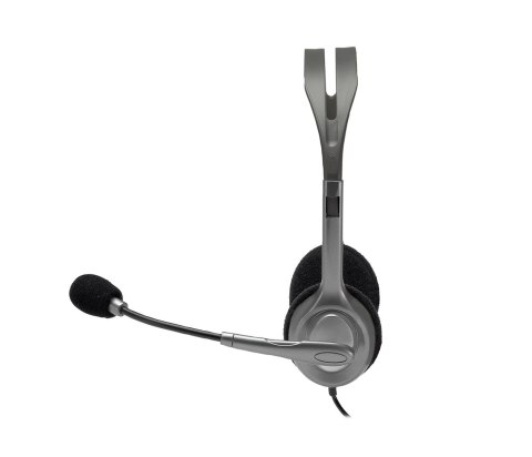 Słuchawki Logitech H110 981-000271 (kolor szary) Logitech Słuchawki Logitech H110 981-000271 (kolor szary) Logitech