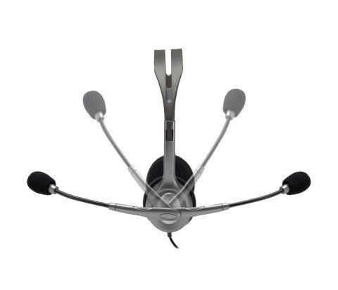 Słuchawki Logitech H110 981-000271 (kolor szary) Logitech Słuchawki Logitech H110 981-000271 (kolor szary) Logitech