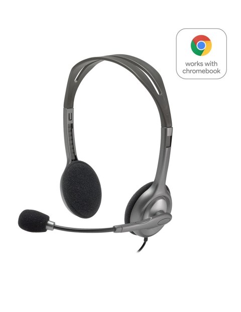 Słuchawki Logitech H111 981-0005939 (kolor szary Logitech Słuchawki Logitech H111 981-0005939 (kolor szary Logitech