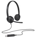 Słuchawki Logitech H340 981-000475 (kolor czarny) Logitech